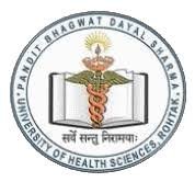 Pandit Bhagwat Dayal Sharma University of Health Sciences Logo